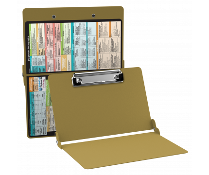 WhiteCoat Clipboard® - Tactical Brown Diagnostic Sonography Edition